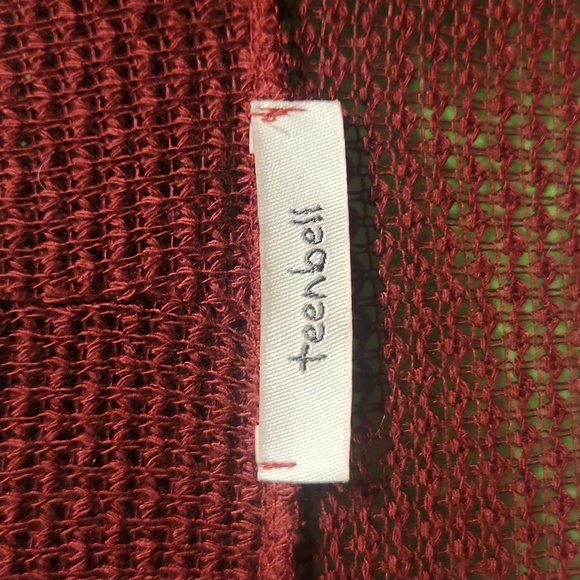 Sheer Rounded Bottom Cardigan - Picture 2 of 7